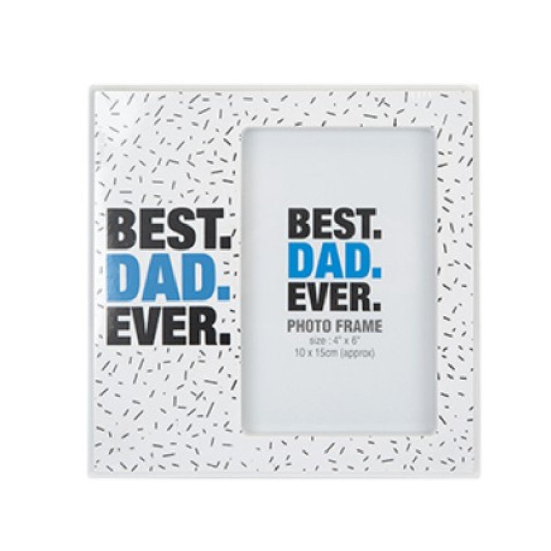 Dad Printed Photo Frame 4" X 6"