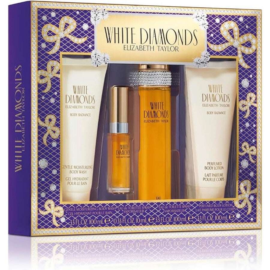 Elizabeth Taylor White Diamonds 4pc Female Perfume Gift Set