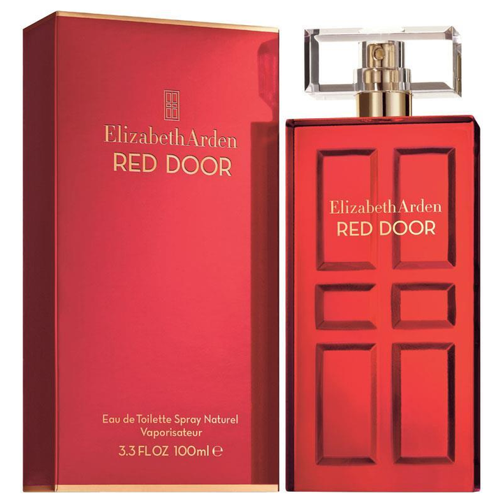 Elizabeth Arden Red Door 100ml EDT Female Perfume with matching red box packaging, ideal luxury gift for women in personal fragrance category.