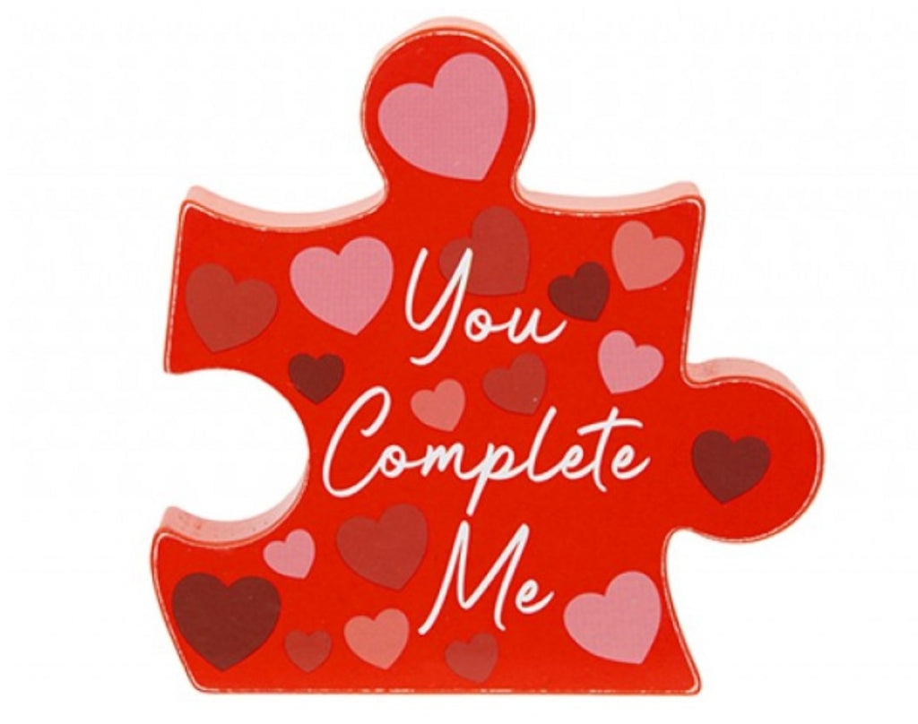 Valentine's Day Love Decal Puzzle Piece Decoration- 10cm