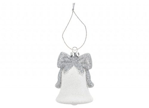 PMS Silver White Bell Hanging Decoration