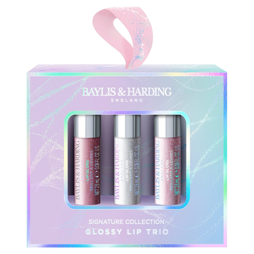 Baylis & Harding Jojoba, Vanilla & Almond Oil Glossy Lip Trio