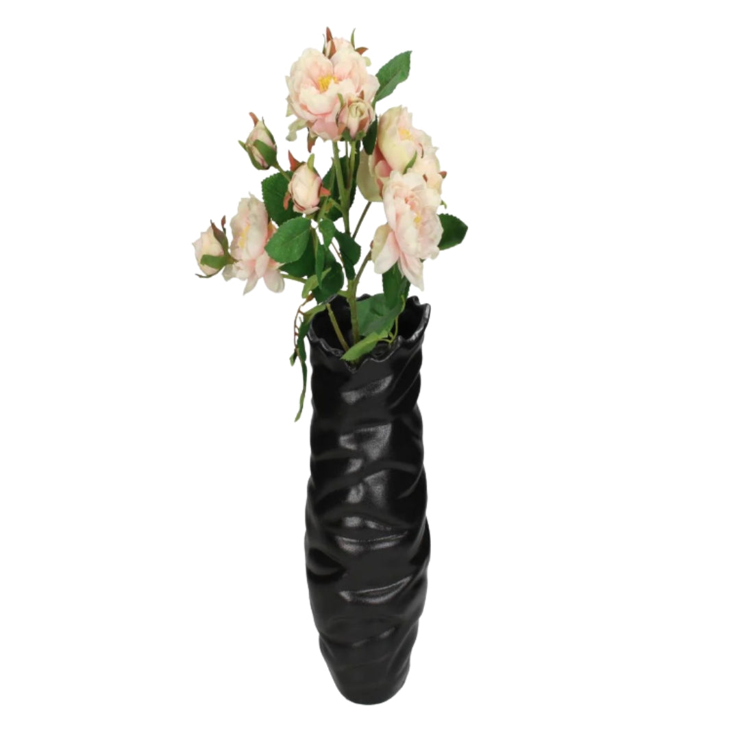 Ceramic Vase Black 12x12x30