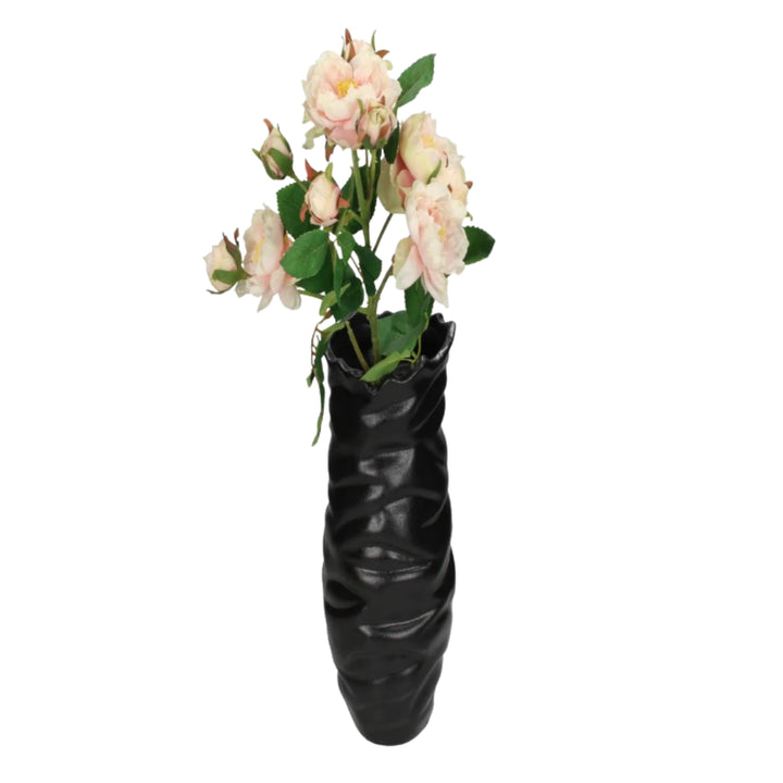 Ceramic Vase Black 12x12x30