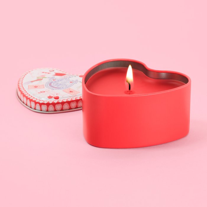 Heart Tin Scented Candle