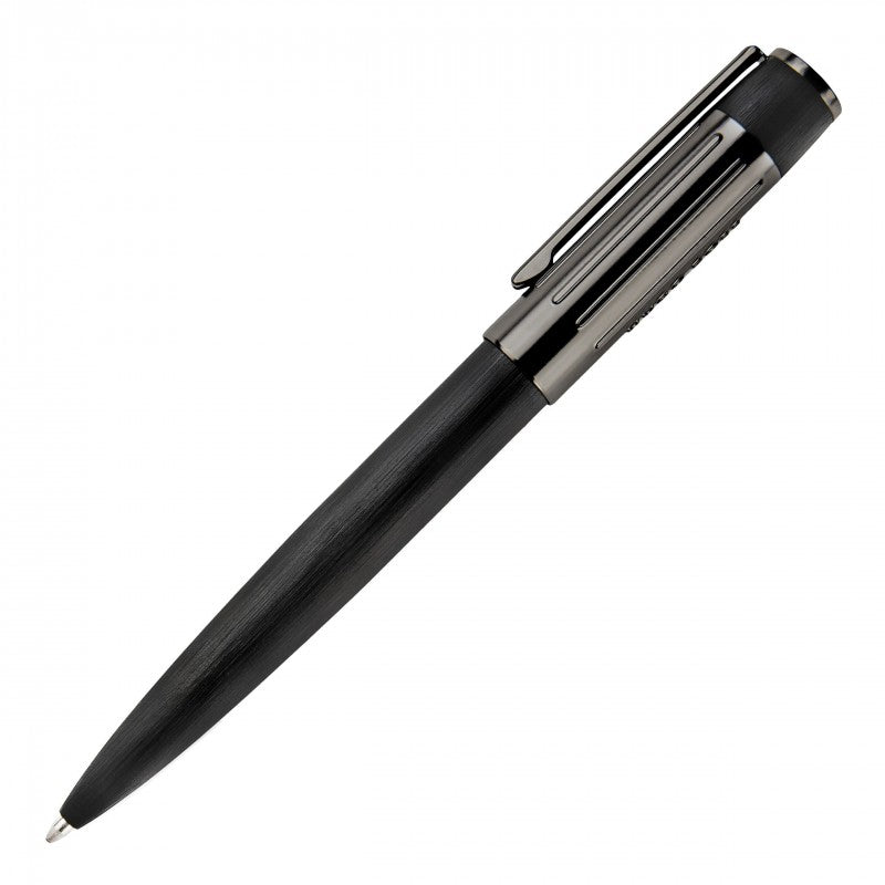 Hugo Boss Black Stylo Bille Gear Ribs Ballpoint Pen
