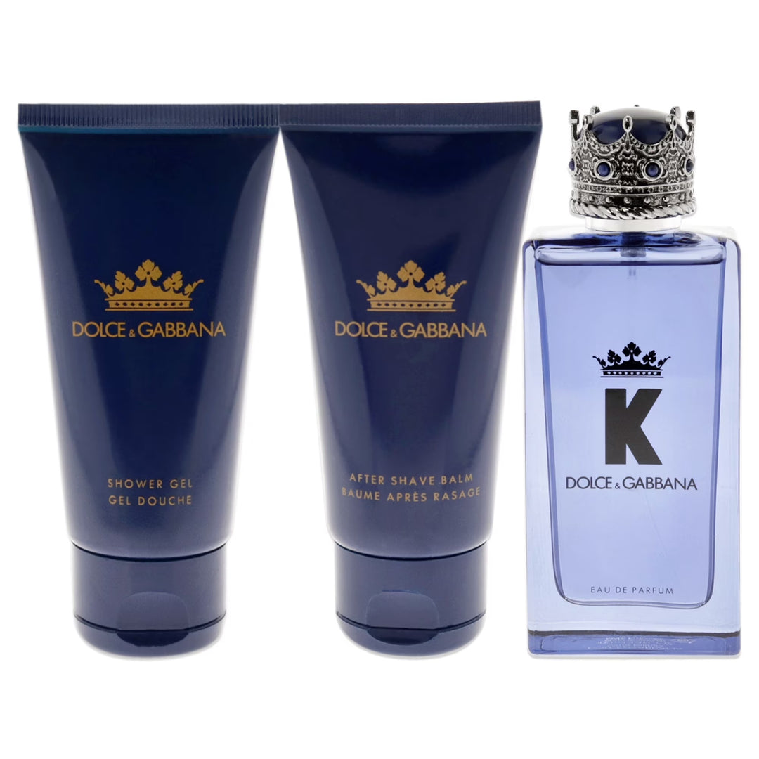 Dolce &amp; Gabbana King EDT 100ml (3 Piece) Male Gift Set Perfume