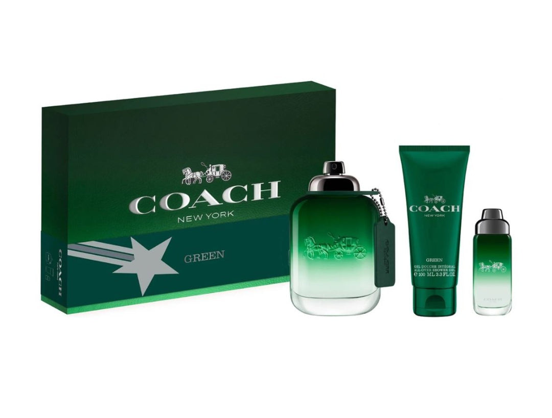 Coach New York Green Male Perfume Gift Set