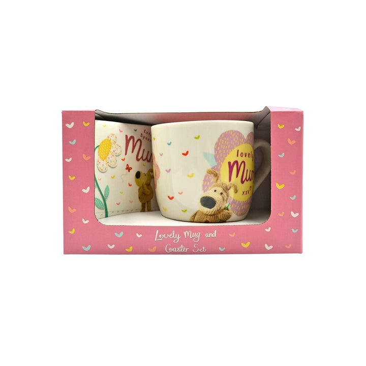 Boofle Female Mug &amp; Coaster Set Mummy