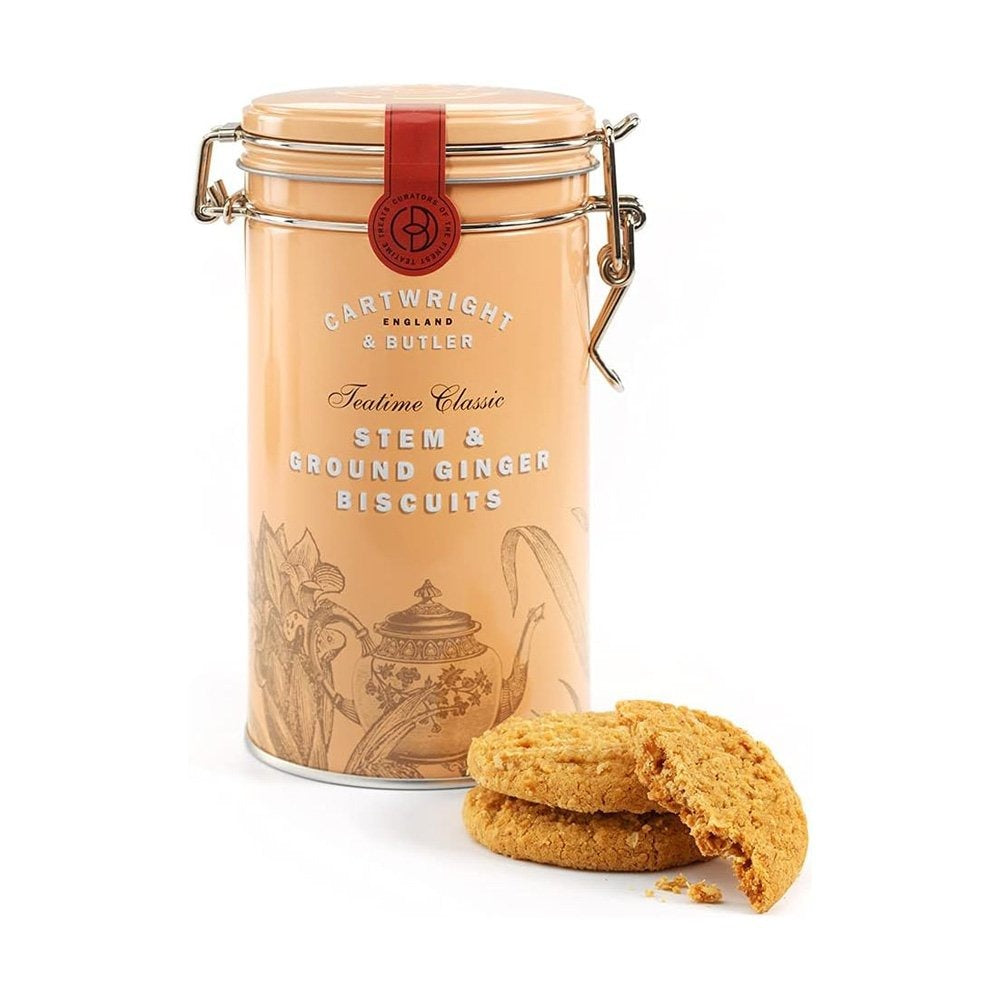 Cartwright &amp; Butler Stem &amp; Ground Ginger Biscuits (200g Tin)