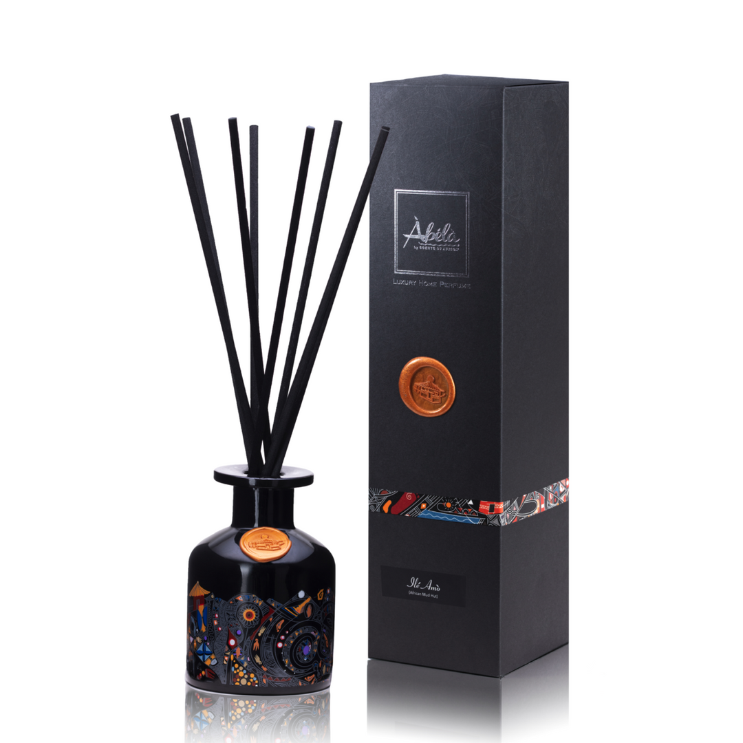 Àbélà Ilé Amọ̀ (African Mud Hut)- Reed Diffuser