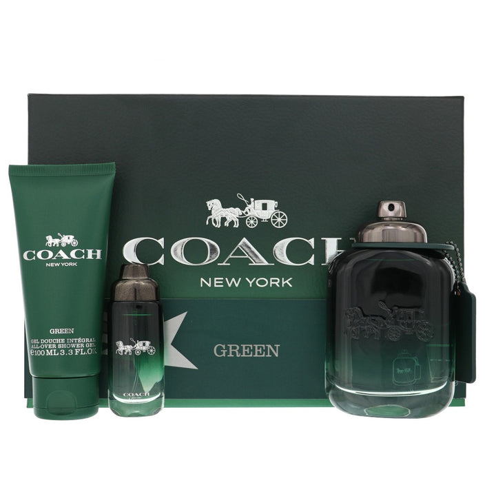 Coach New York Green Male Perfume Gift Set