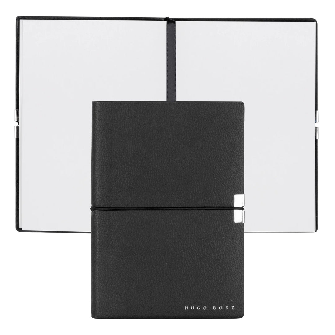 BOSS Elegance Storyline Black A6 Plain Notebook