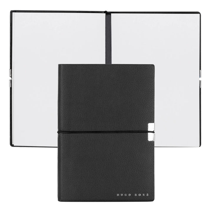 BOSS Elegance Storyline Black A6 Plain Notebook