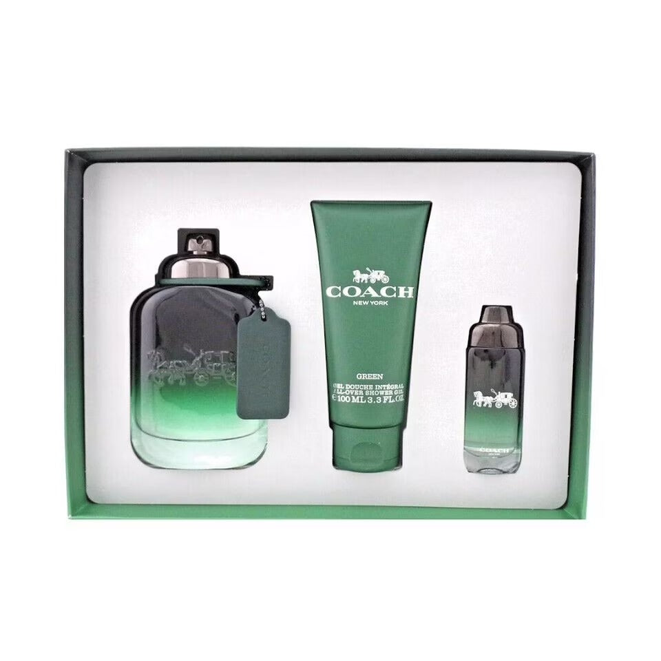 Coach New York Green Male Perfume Gift Set