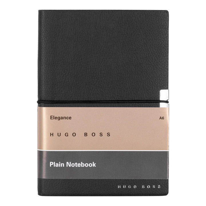 BOSS Elegance Storyline Black A6 Plain Notebook