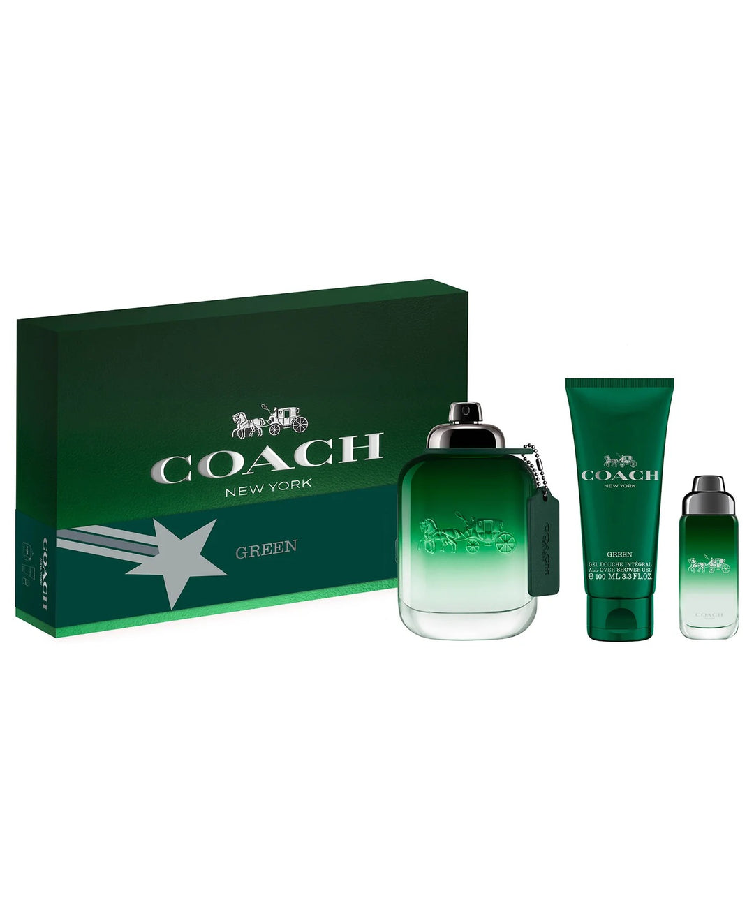 Coach New York Green Male Perfume Gift Set