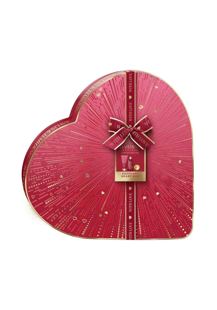Baylis &amp; Harding Midnight Cherry Luxury Heart Keepsake Gift Box Set
