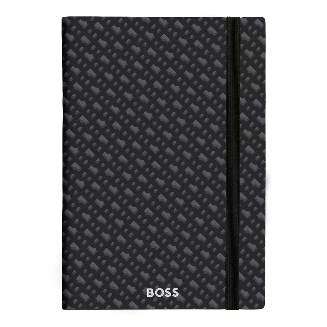 BOSS Elemental Monogram Grey A5 Notebook