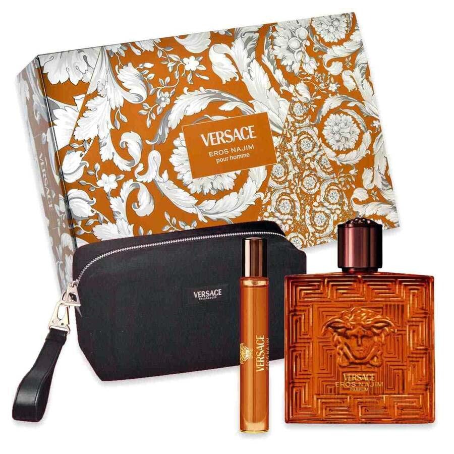 Versace Eros Najim EDP 100ml 3 Piece Male Gift Set Perfume