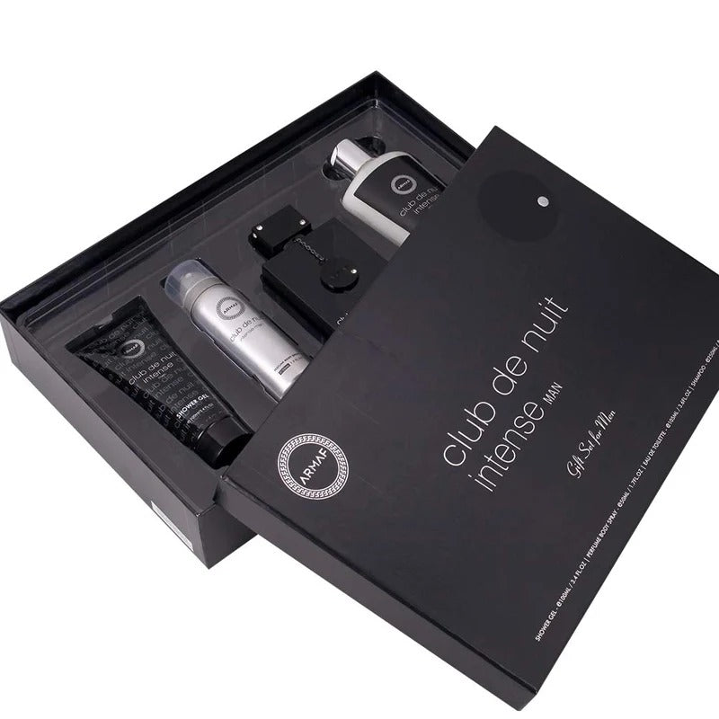 Armaf Club De Nuit Intense Man 4pc Gift Set- EDT Perfume