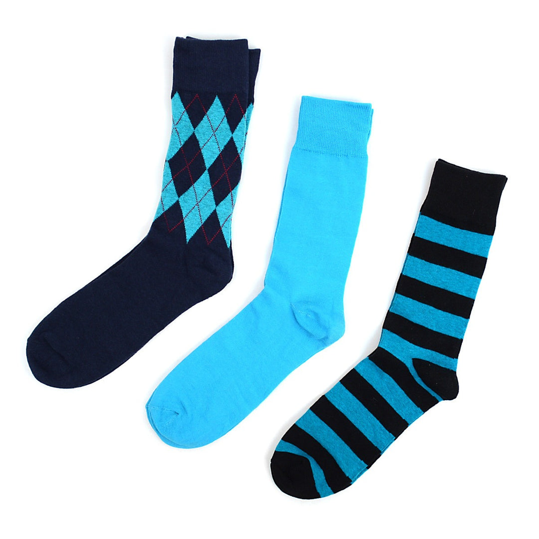 Fancy Multi Colored Socks Striped Gift Box