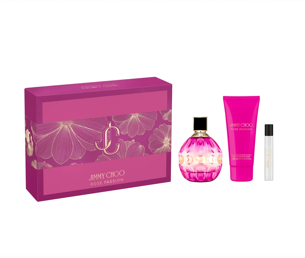 Jimmy Choo Rose Passion EDP 100ml 3pc Female Gift Set Perfume