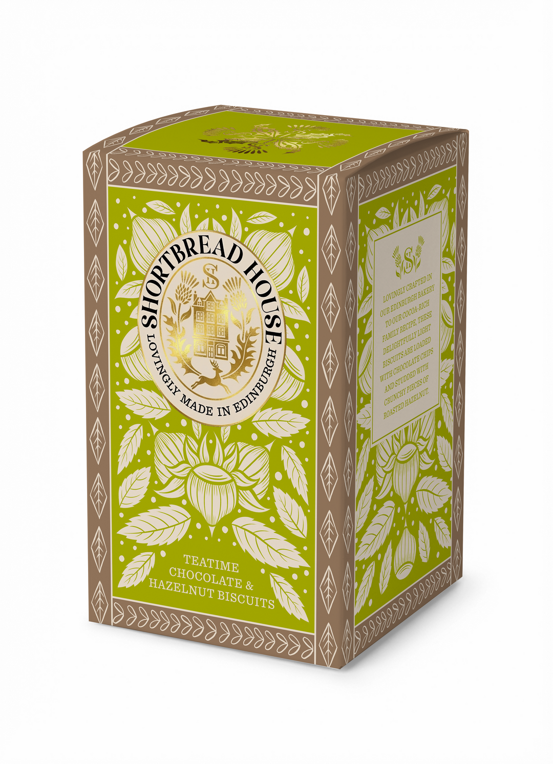 Shortbread House of Edinburgh Teatime Chocolate &amp; Hazelnut Biscuits (140g)