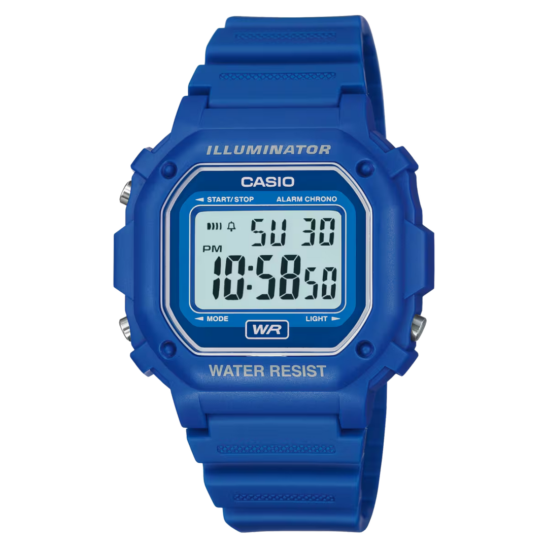 Casio F-108WH-2A Classic Blue Digital Watch