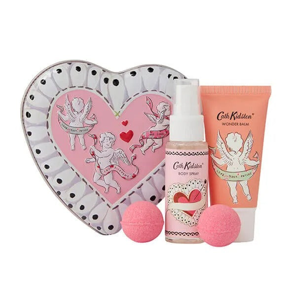 Cath Kidston "Love Your Future" Luxury Heart-Tin Body &amp; Self-Care Gift Set
