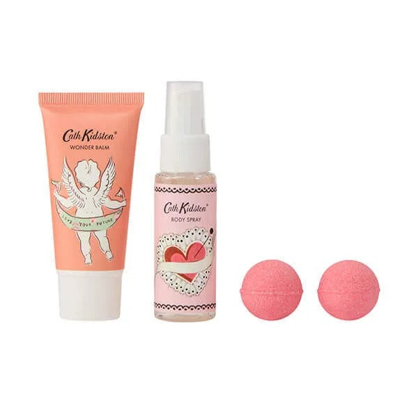 Cath Kidston "Love Your Future" Luxury Heart-Tin Body &amp; Self-Care Gift Set