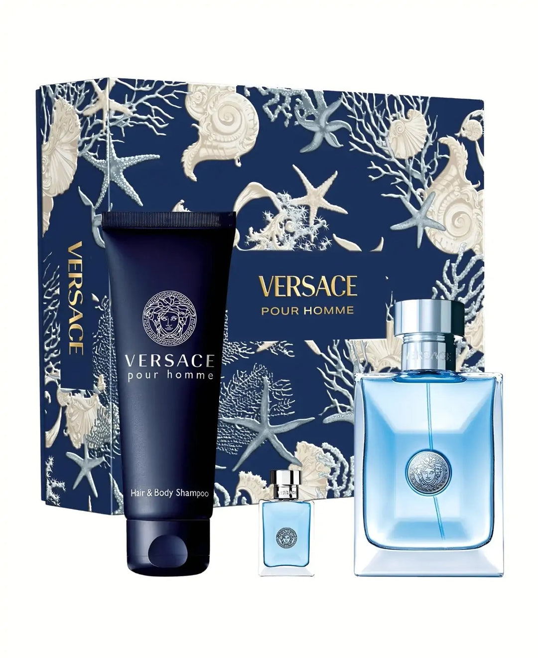 Versace Pour Homme EDT 100ml (3 Piece) Male Gift Set