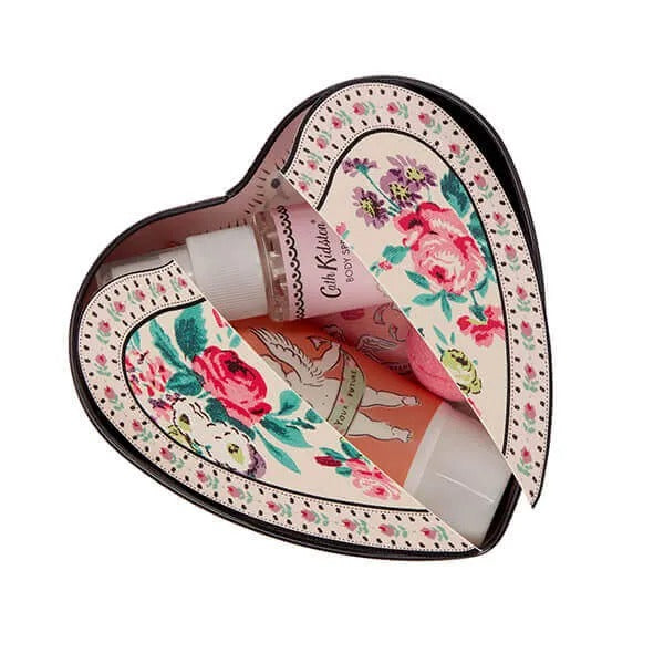Cath Kidston "Love Your Future" Luxury Heart-Tin Body &amp; Self-Care Gift Set