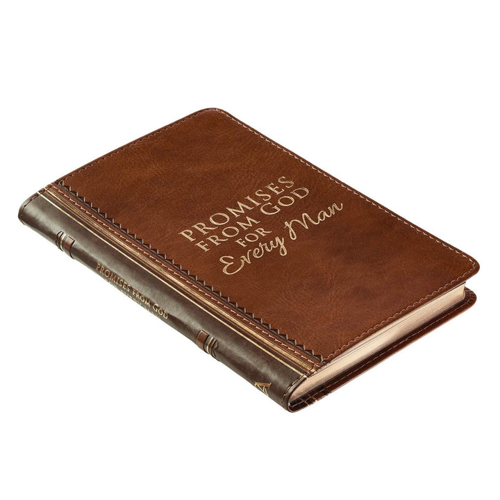 Promises From God For Every Man Faux-Leather Gift Book