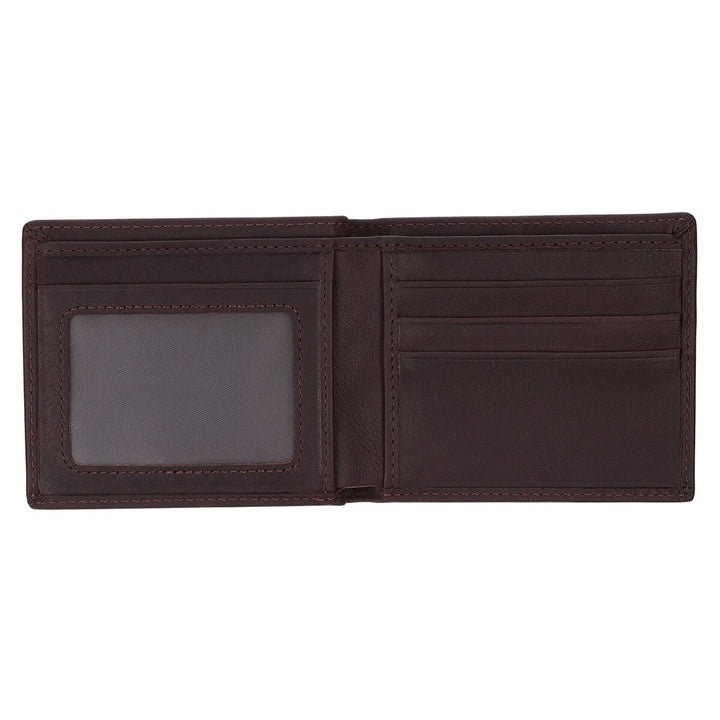 Trust in the Lord Dark Brown Leather Wallet - Proverbs 3:5