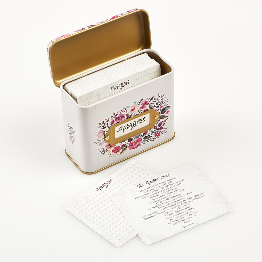 My Prayers Floral Scripture &amp; Devotional Prayer Tin