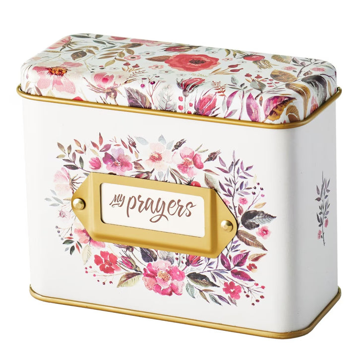 My Prayers Floral Scripture &amp; Devotional Prayer Tin