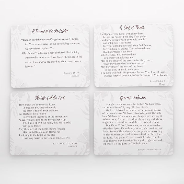 My Prayers Floral Scripture &amp; Devotional Prayer Tin