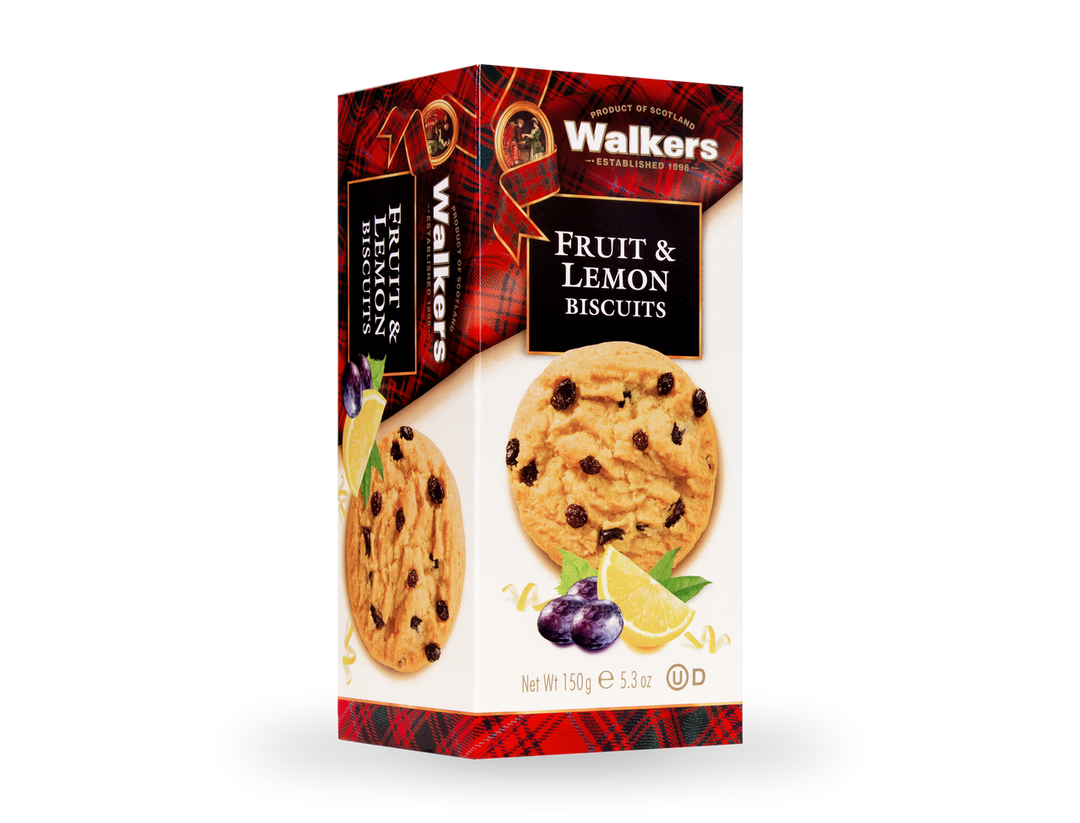 Walker Fruit and Lemon Biscuits 150g