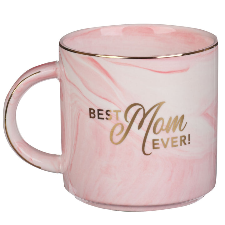 CAG Pink Ceramic Best Mom Ever Mug