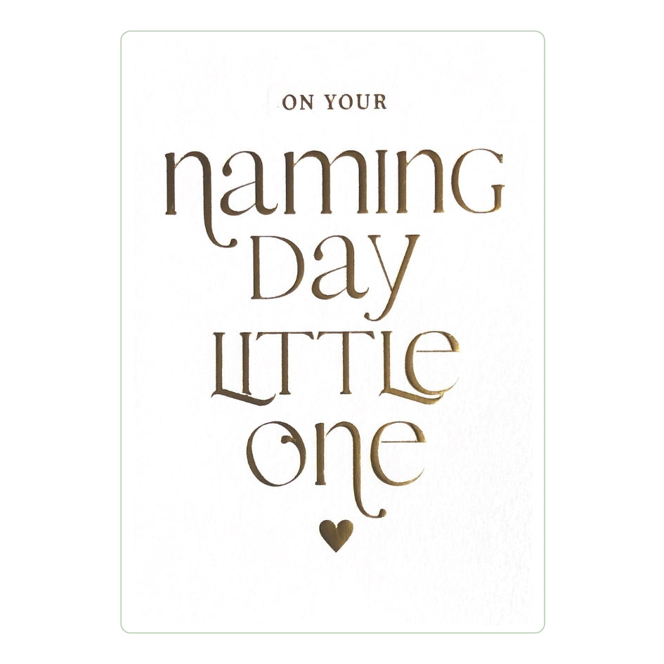 New Beginning Naming Greeting Card