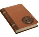 Pocket Bible Devotional for Men Faux Leather - PBD001
