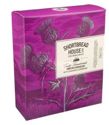 Shortbread House Cinnamon &amp; Demerara Sugar Shortbread In Carton/ 150g-M150CDS