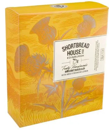 Shortbread House Sicilian Lemon Shortbread Biscuit In Carton/ 150g-M150L