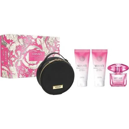 Versace Bright Crystal Absolu EDP 90ml (4 Piece) Female Gift Set Perfume