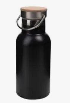 Harvey Makin Steel Sports Bottle - 350ml Black- HM2483