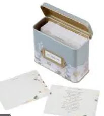 TIN058-Cards in Tin My Prayer He Restores my Soul Ps. 23:3