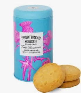 Shortbread House Clotted Cream Tin Biscuit 140g-RT140CC