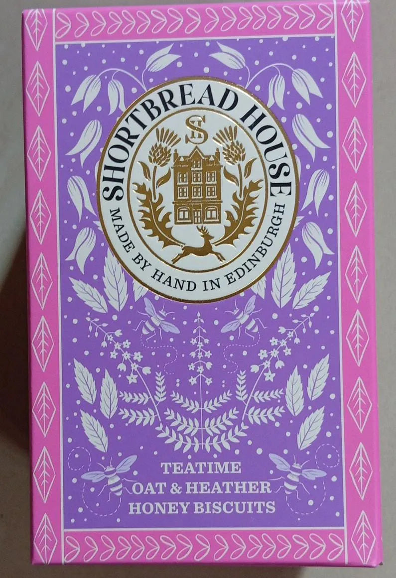 Shortbread House Teatime Oat Heater Honey Biscuit In Carton 140g-OB140H