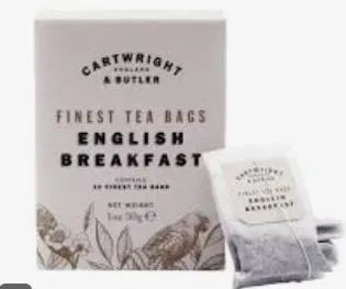 Cartwright &amp; Butler Christmas - English Breakfast Tea in GOLD Carton 10x3g